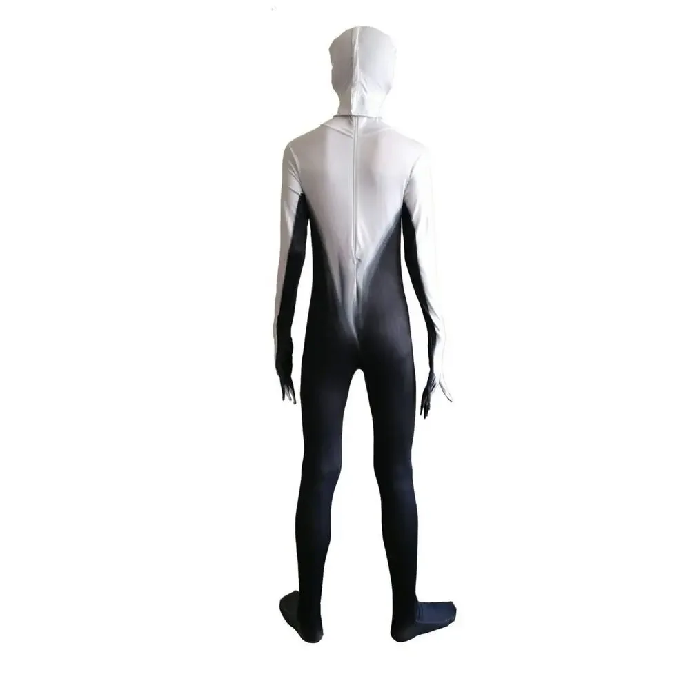 KIDS Creepy Scary Devil Ghost Demon Costume Cosplay GLOWS Jumpsuit L NEW IN BAG